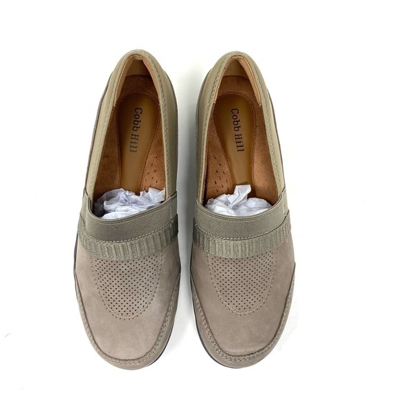 Cobb Hill WOMEN'S PENFIELD A-LINE SLIP-ON SHOE Taupe WIDE - Picture 5 of 9